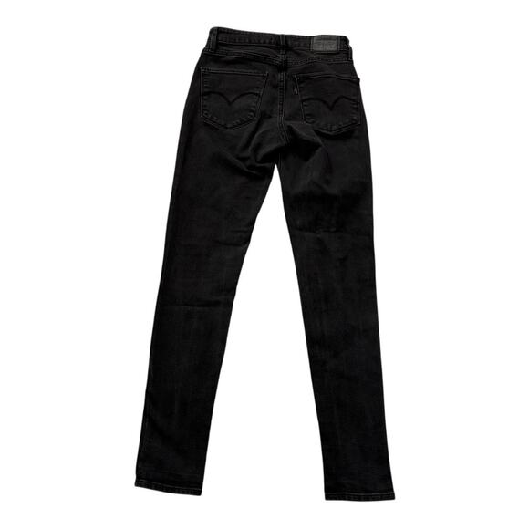 Levi’s Black Jeans - Style 721 High Rise Skinny - 26 Waist 29 Inseam - Picture 2 of 9